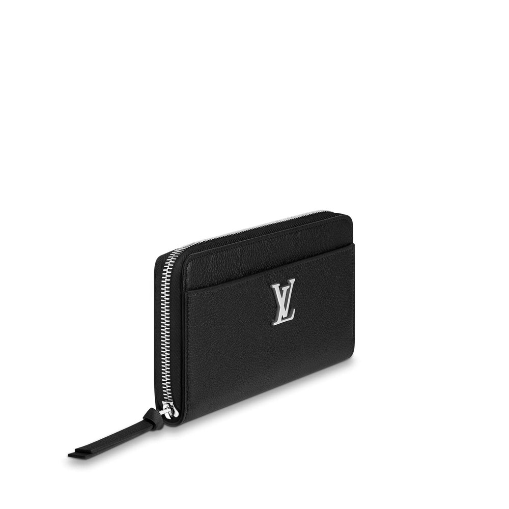 Louis Vuitton Lockme Zippy Wallet Lockme Leather in Black M62622 - Photo-2