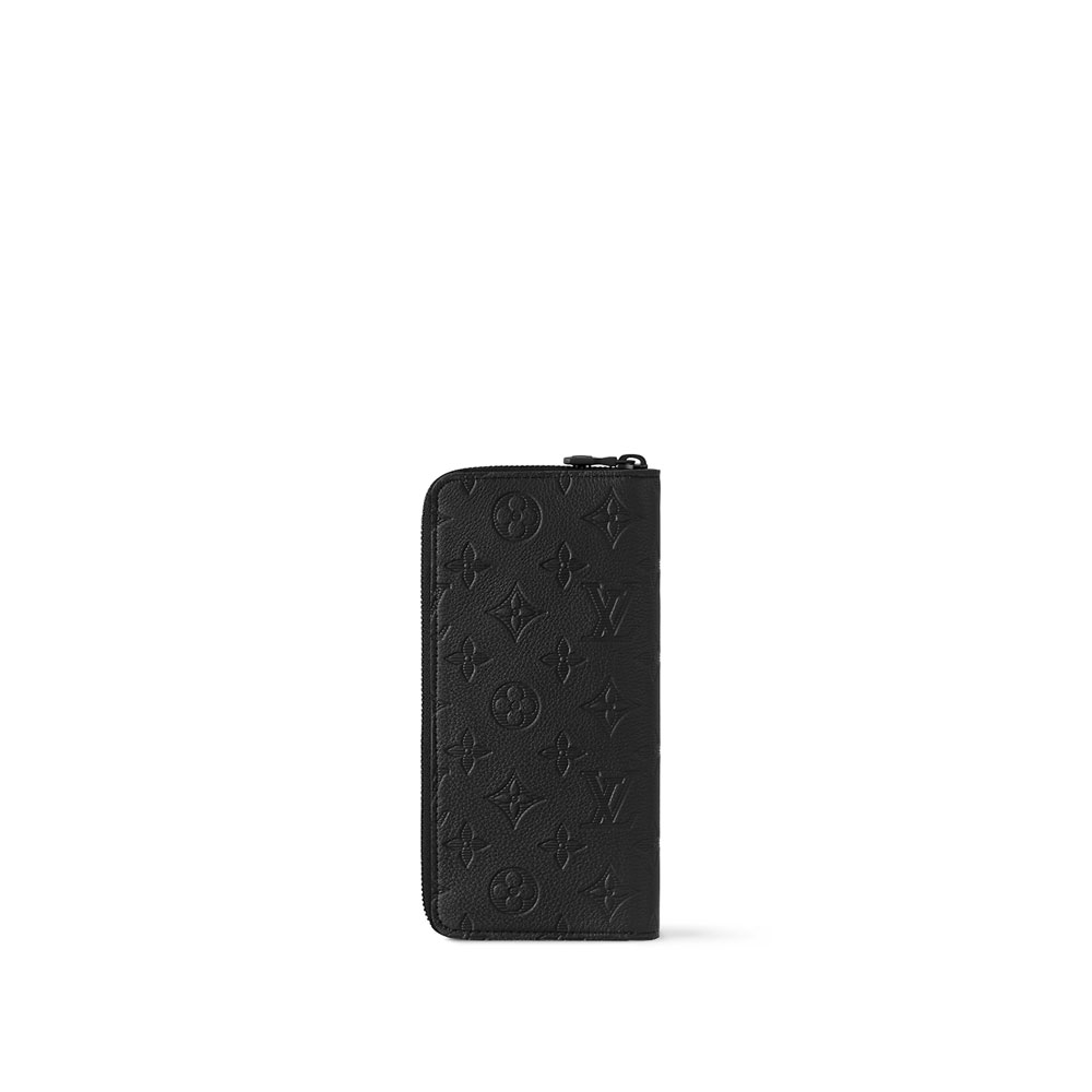 Louis Vuitton Zippy Wallet Vertical Monogram Shadow Leather M62902 - Photo-3