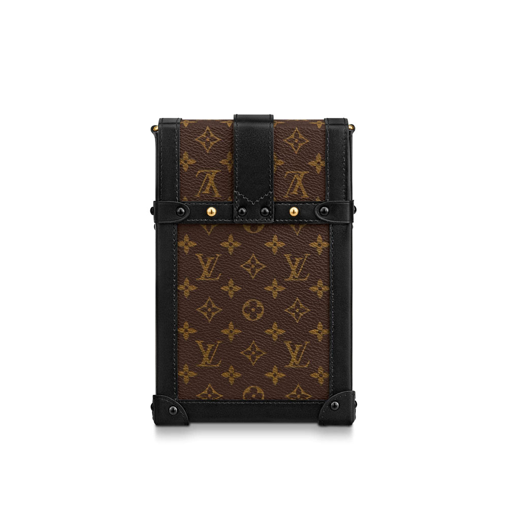 Louis Vuitton Vertical Trunk Pochette Monogram in Brown M63913 - Photo-4