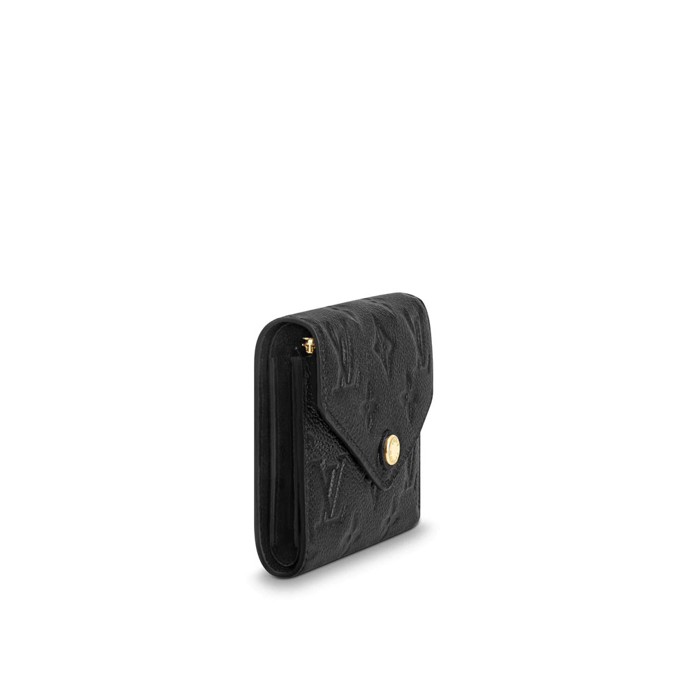 LV Victorine Wallet Monogram Empreinte Leather in Black M64060 - Photo-2