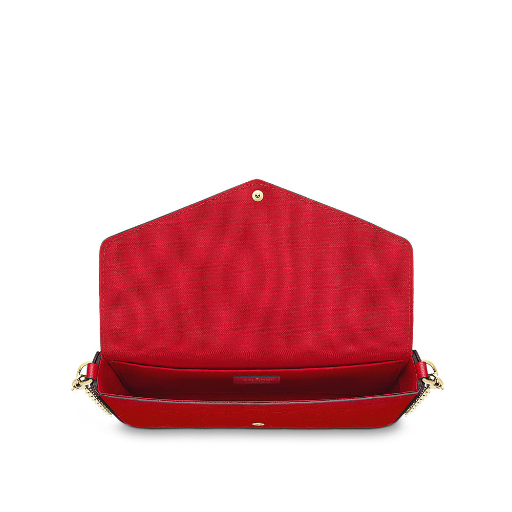 Louis Vuitton Womens Luxury Monogram Leather Pochette Felicie Bag M64065 - Photo-2