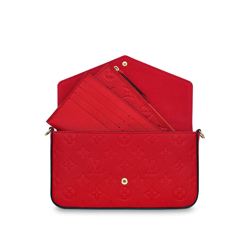 Louis Vuitton Womens Luxury Monogram Leather Pochette Felicie Bag M64065 - Photo-3