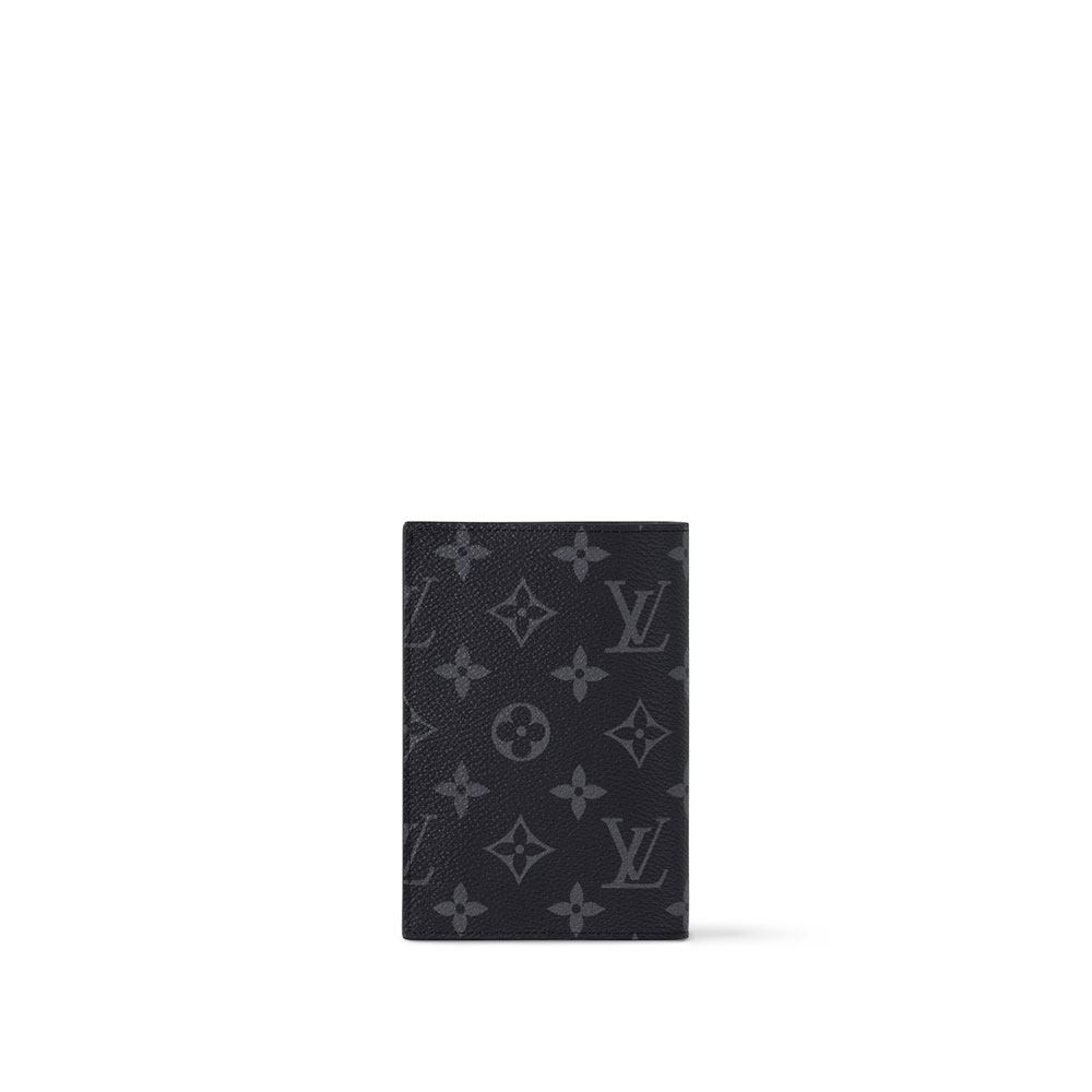 Louis Vuitton Passport Cover Monogram Eclipse Wallet M64501 - Photo-3