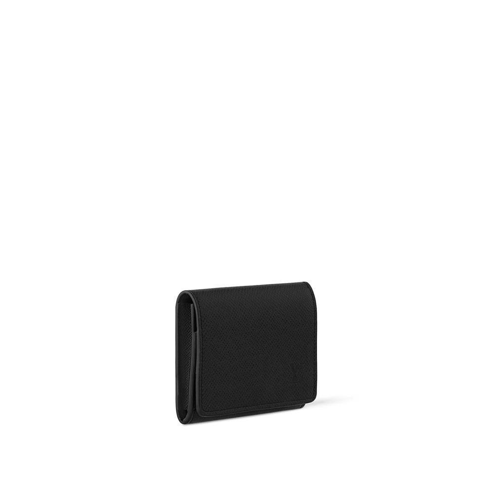 Louis Vuitton Enveloppe Carte De Visite Taiga Wallet M64595 - Photo-2