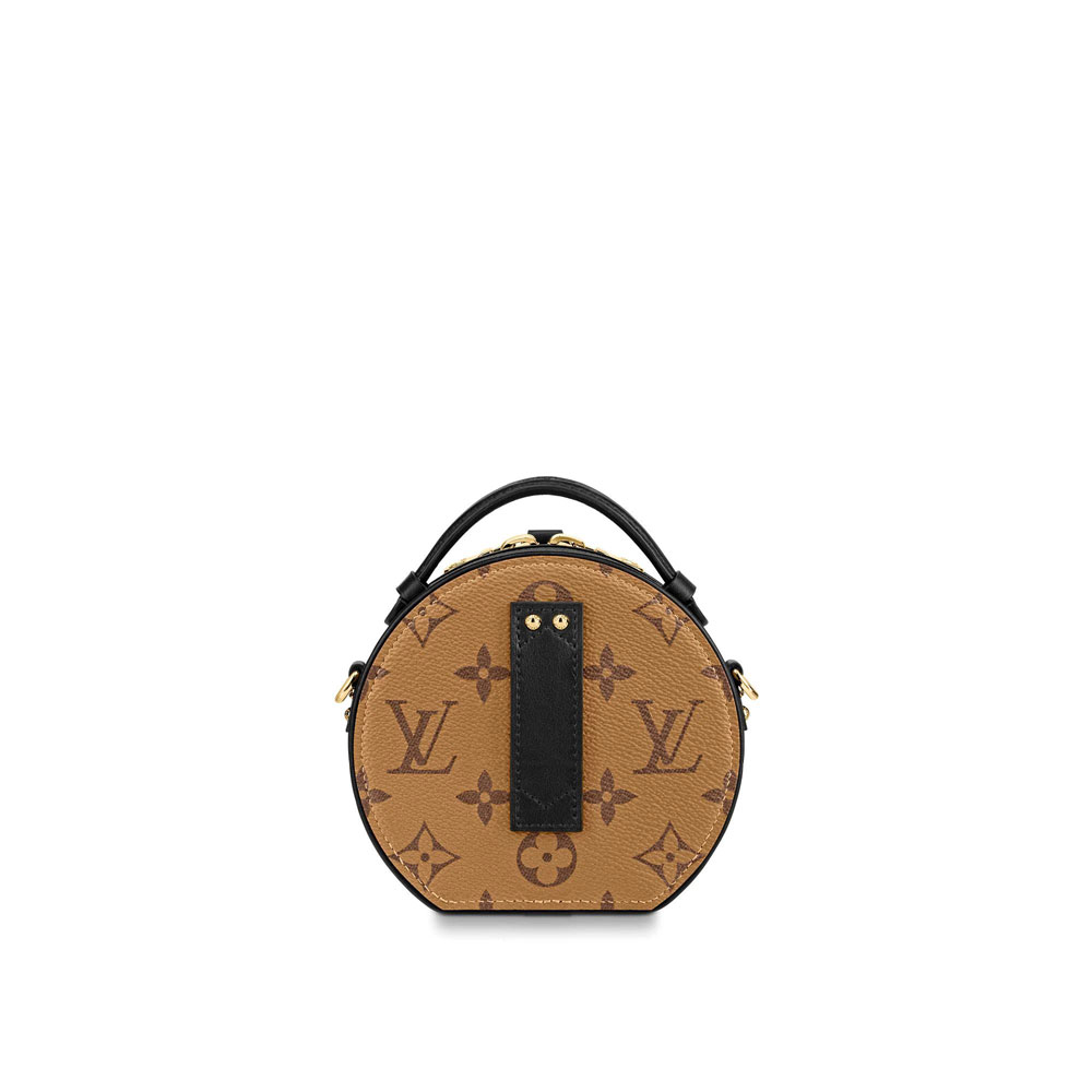Louis Vuitton Mini Boite Chapeau Monogram Reverse Canvas in Brown M68276 - Photo-4