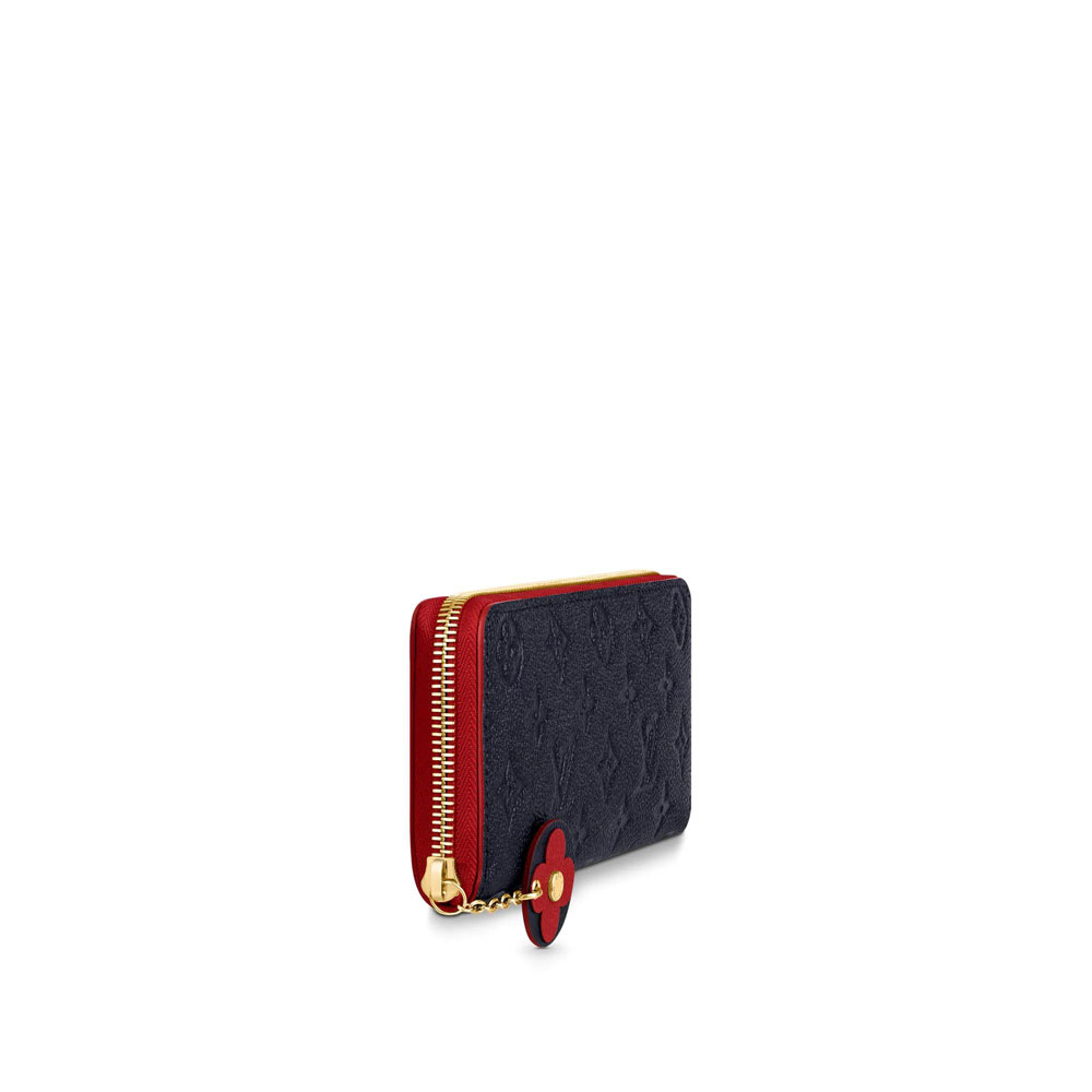 Louis Vuitton Clemence Wallet Monogram Empreinte Leather in Blue M68325 - Photo-2