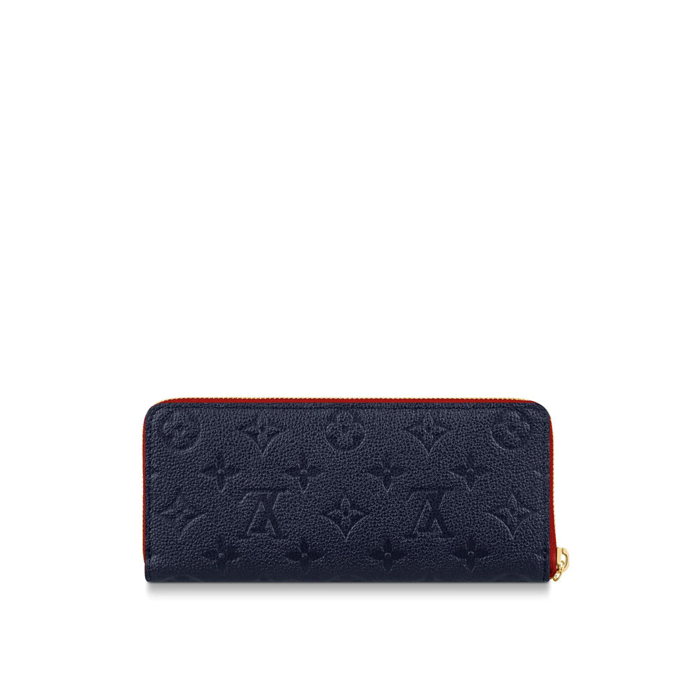 Louis Vuitton Clemence Wallet Monogram Empreinte Leather in Blue M68325 - Photo-4