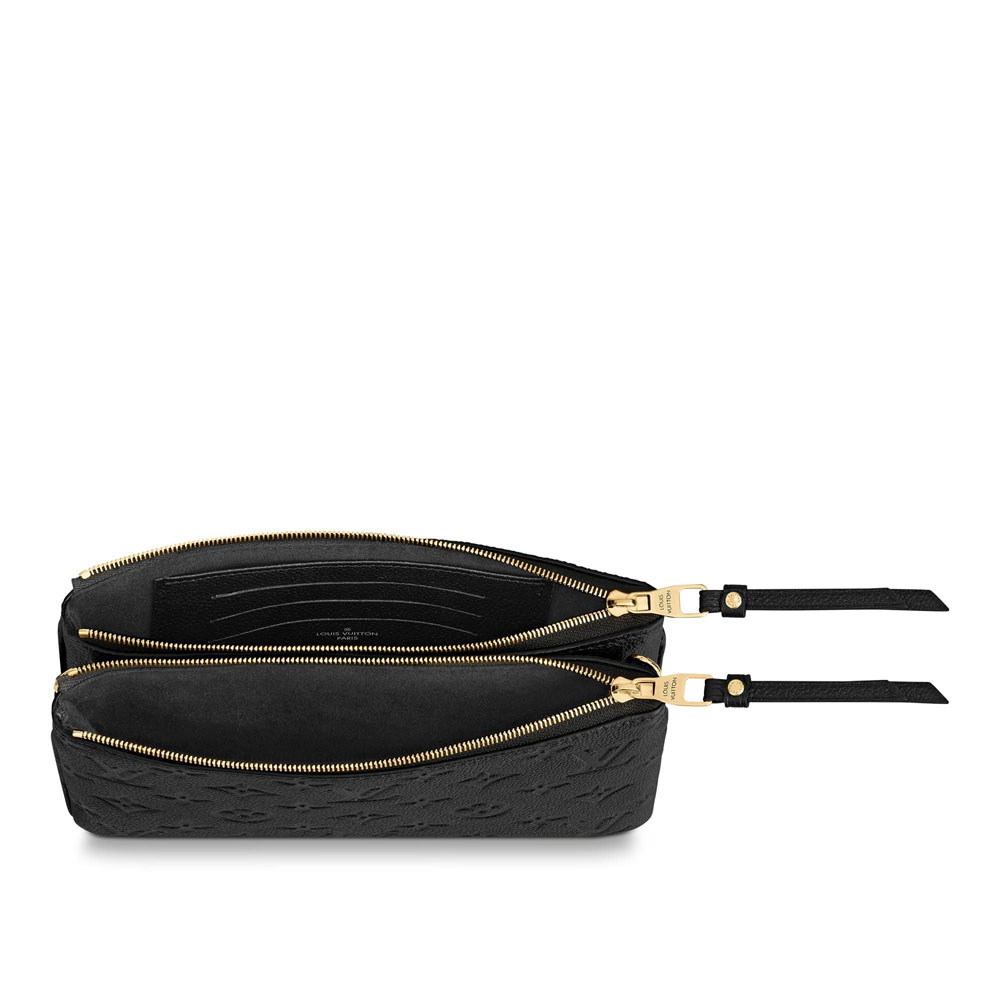 Louis Vuitton Double Zip Pochette Monogram Empreinte Leather M68568 - Photo-3