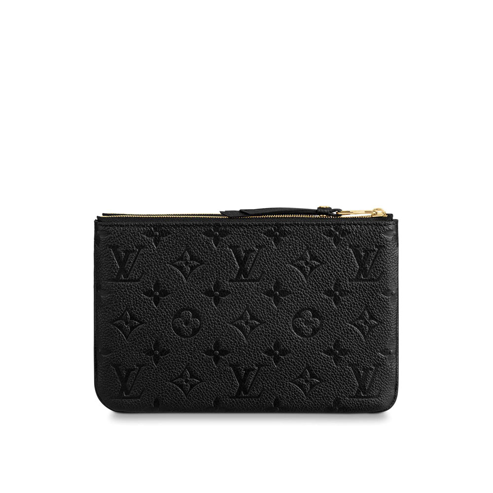 Louis Vuitton Double Zip Pochette Monogram Empreinte Leather M68568 - Photo-4