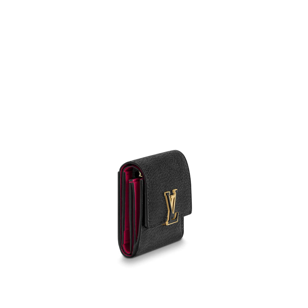 Louis Vuitton Capucines XS Wallet Taurillon in Black M68587 - Photo-2