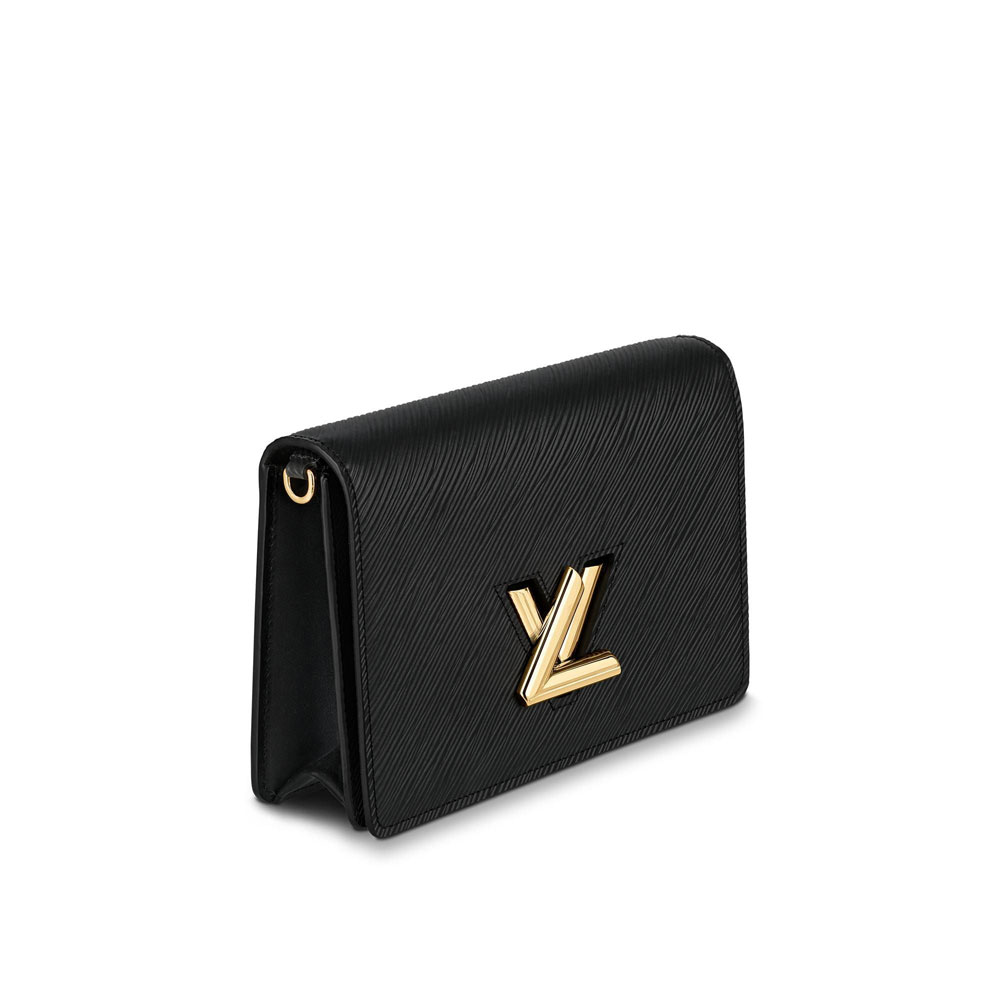 Louis Vuitton Twist Belt Chain Wallet Epi Leather in Black M68750 - Photo-2