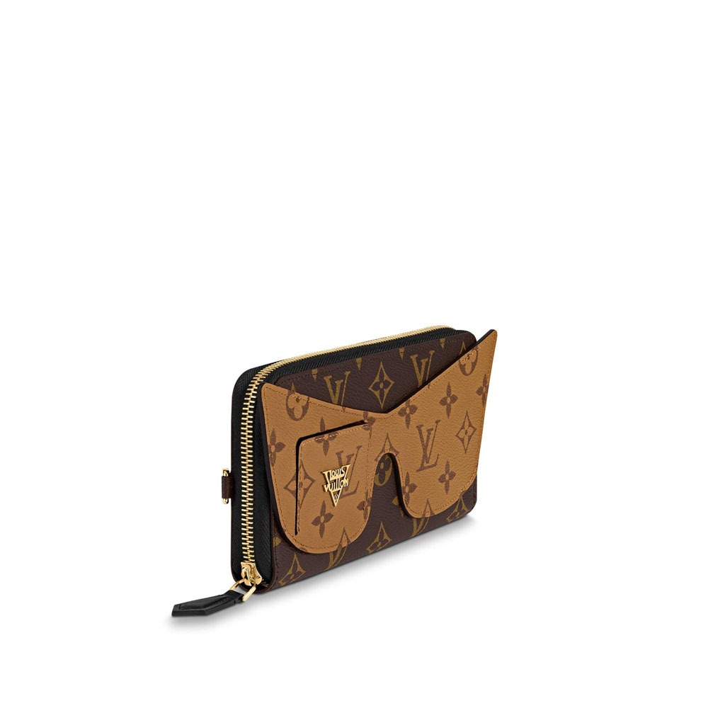 Louis Vuitton Zippy Wallet Shades Monogram in Brown M68796 - Photo-2