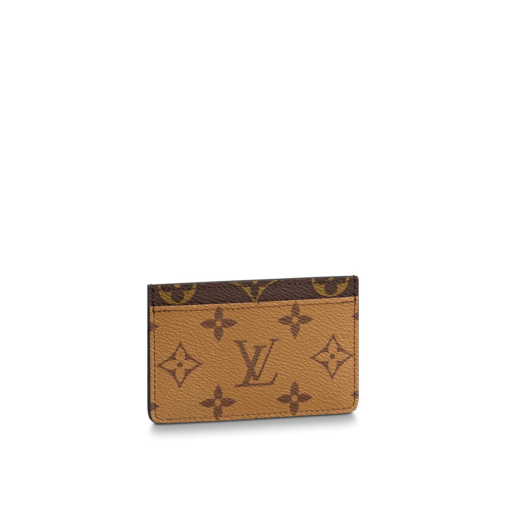 Louis Vuitton Card Holder Monogram Reverse in Brown M69161
