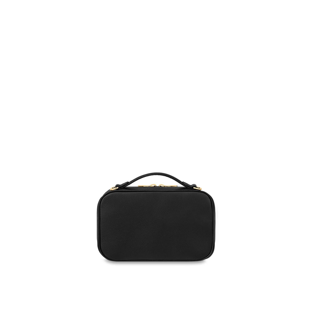Louis Vuitton Utility Crossbody Calfskin Leather in Black M80450 - Photo-3