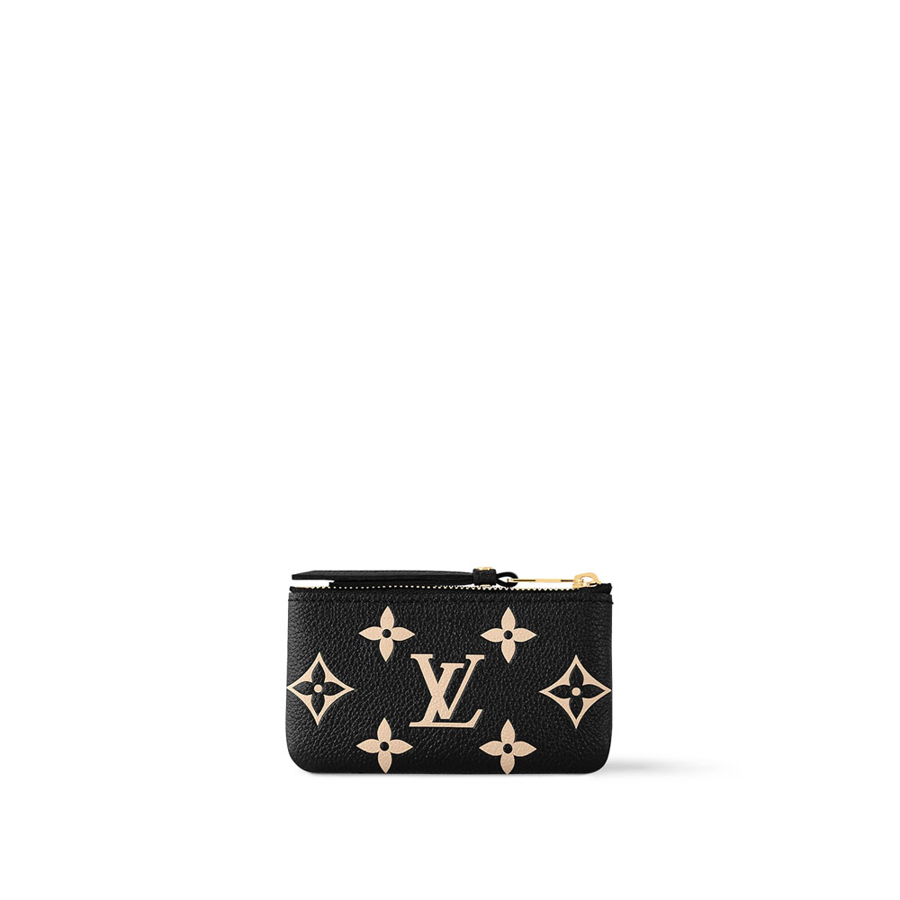 Louis Vuitton Key Pouch Bicolour Monogram Empreinte Leather M80885 - Photo-3