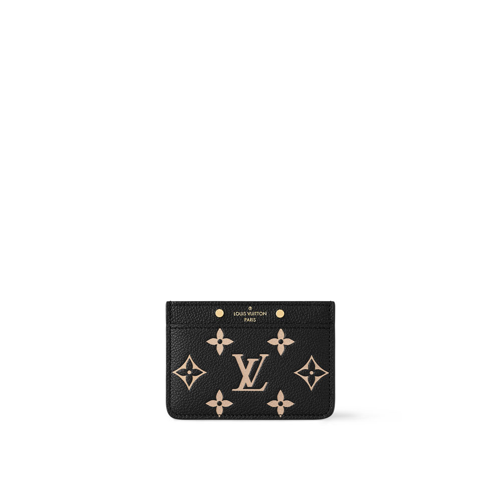 Louis Vuitton Card Holder Bicolour Monogram Empreinte Leather M81022