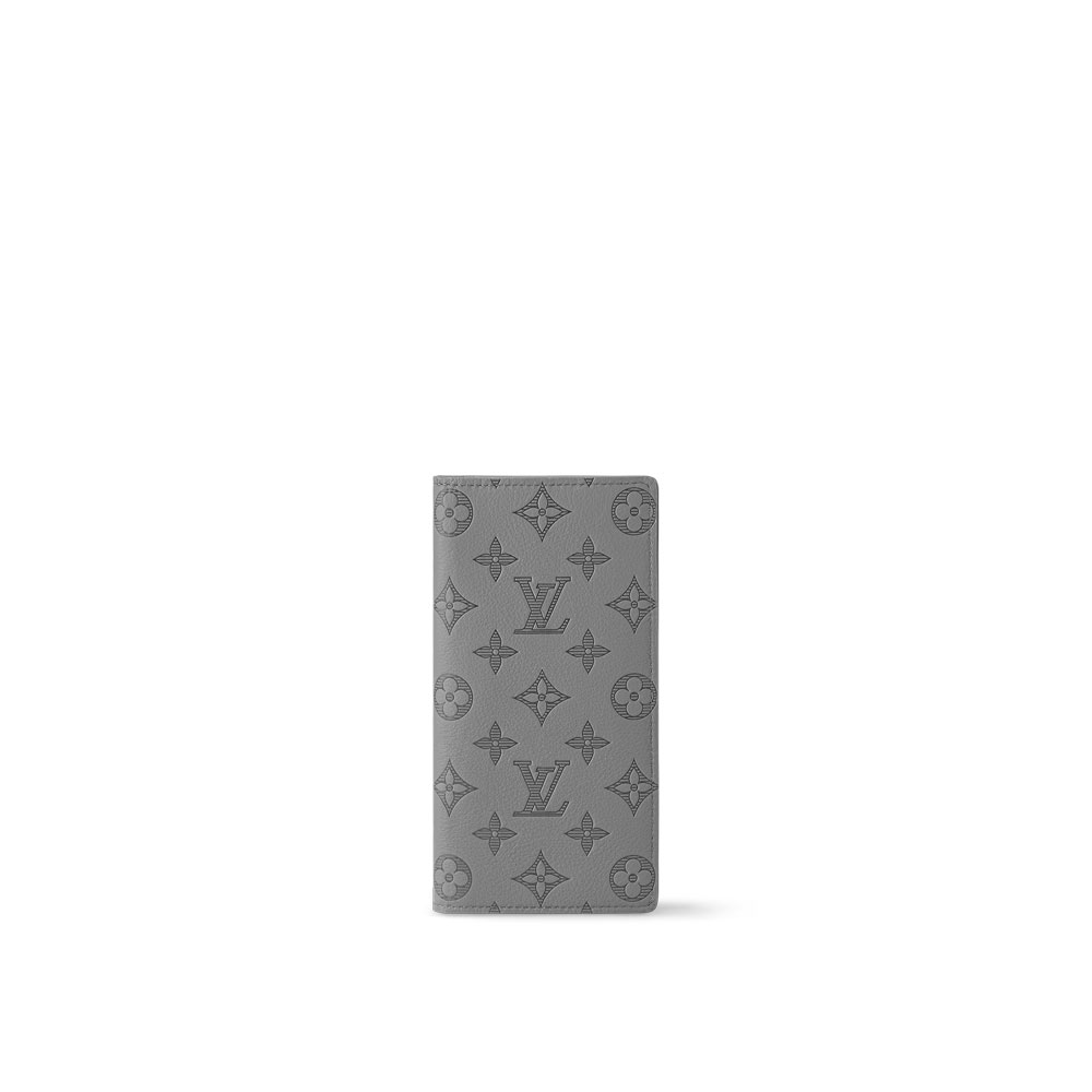 Louis Vuitton Brazza Wallet Monogram Shadow Leather M81335