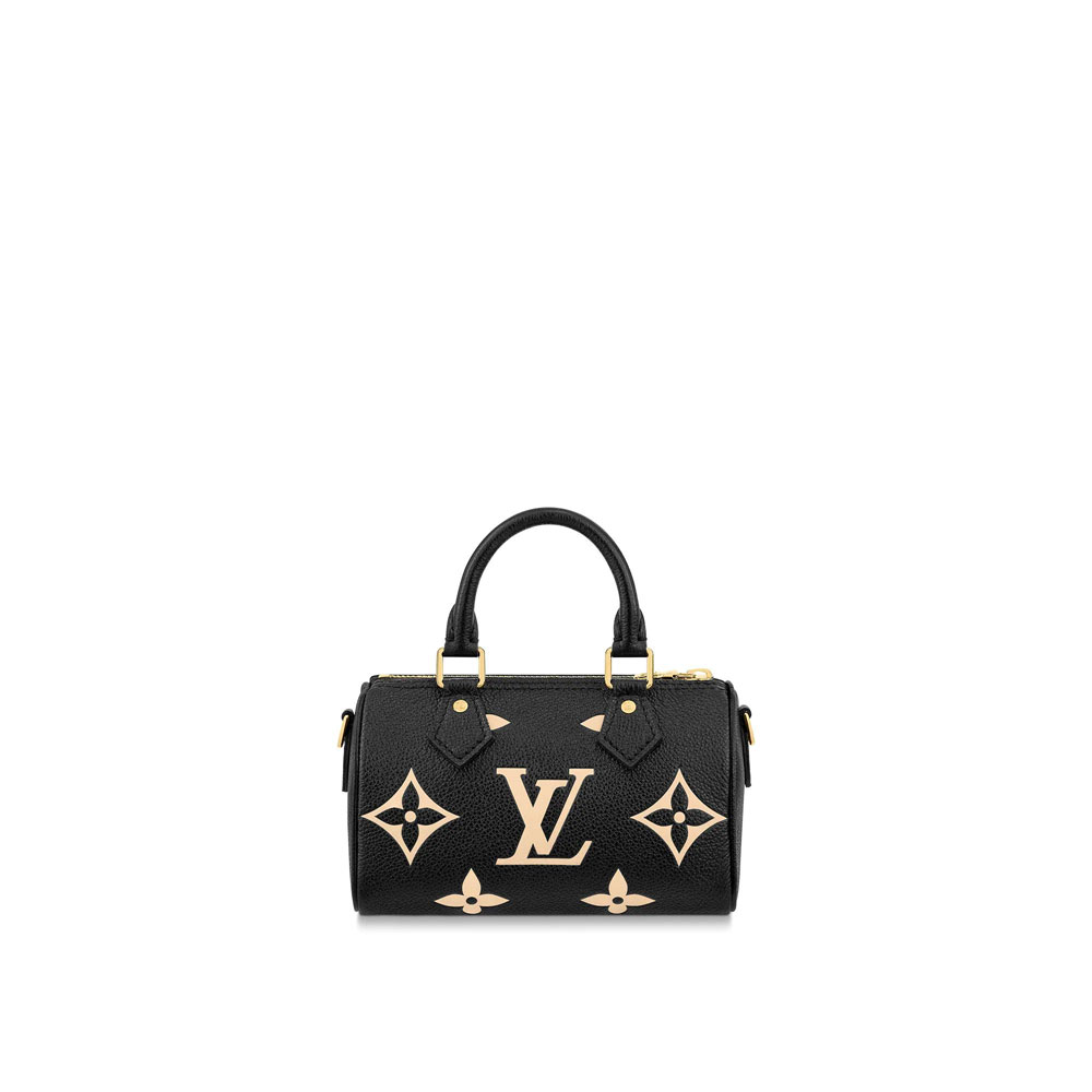 Louis Vuitton Nano Speedy Bicolor Monogram Leather M81456 - Photo-3