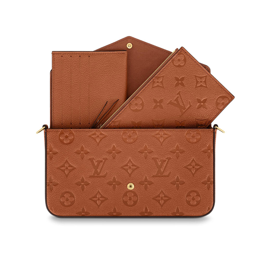 Louis Vuitton Luxury Monogram Leather Pochette Felicie Bag M81531 - Photo-4