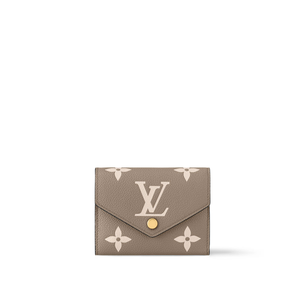 Louis Vuitton Victorine Wallet Bicolour Monogram Empreinte Leather M81861