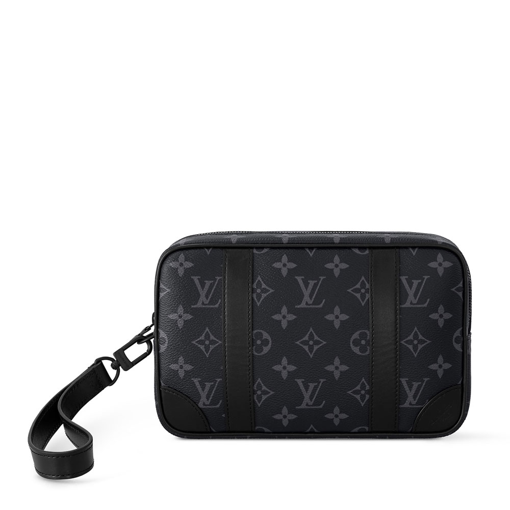 Louis Vuitton Pochette Kasai Monogram Eclipse M82076