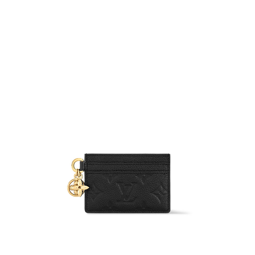 Louis Vuitton LV Charms Card Holder Monogram Empreinte Leather M82132