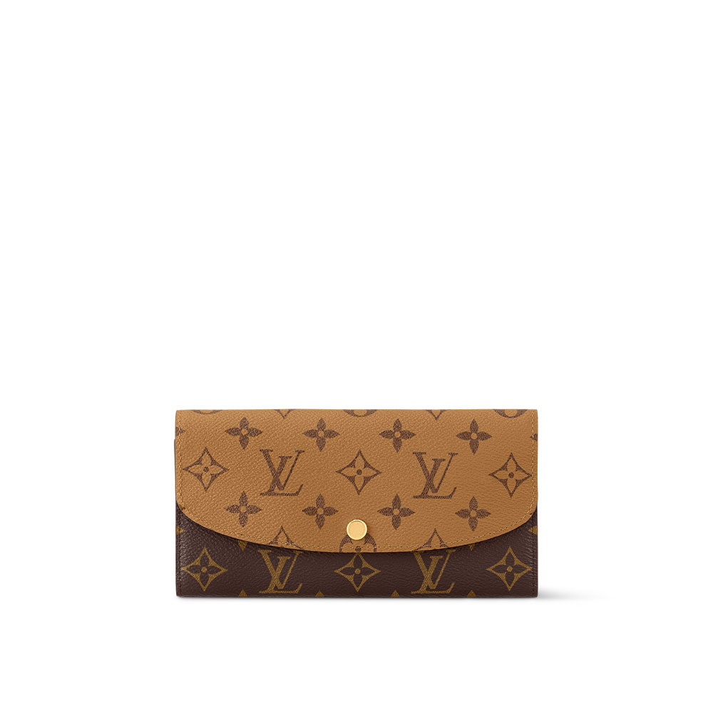 Louis Vuitton Emilie Wallet Monogram Reverse Canvas M82157