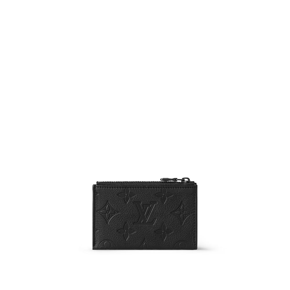 Louis Vuitton Coin Card Holder Monogram Shadow Leather M82245 - Photo-3