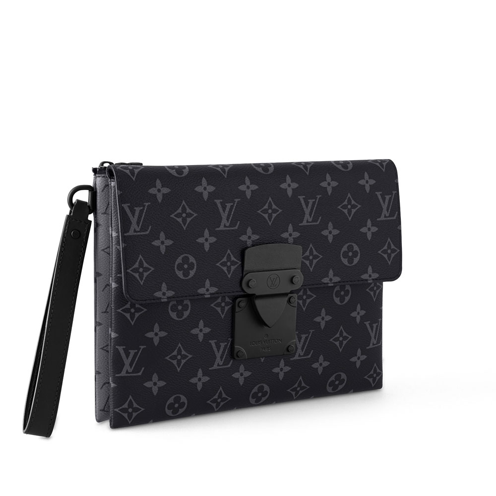 Louis Vuitton Pochette S Lock Monogram Eclipse M82598 - Photo-2