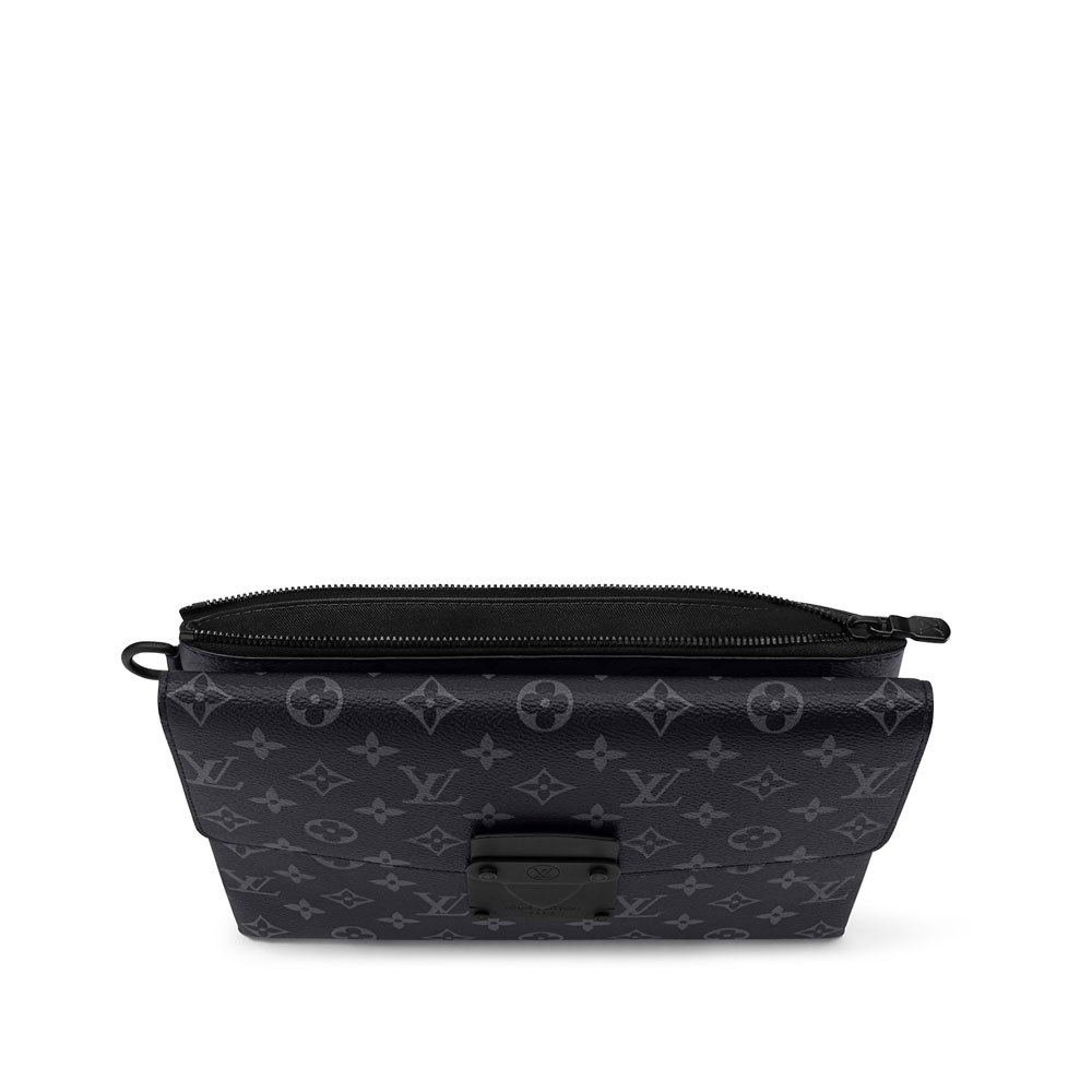 Louis Vuitton Pochette S Lock Monogram Eclipse M82598 - Photo-4