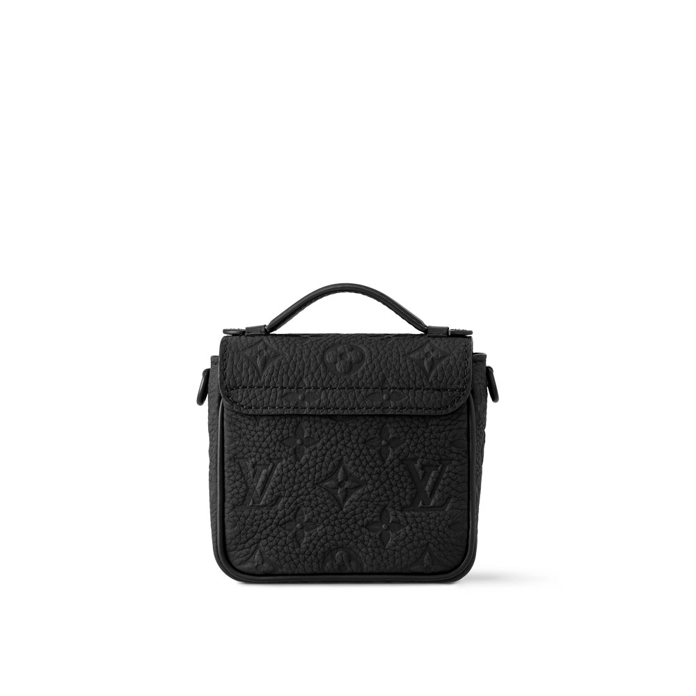 Louis Vuitton Pico S-Lock Bag Taurillon Monogram Black M83148 - Photo-3