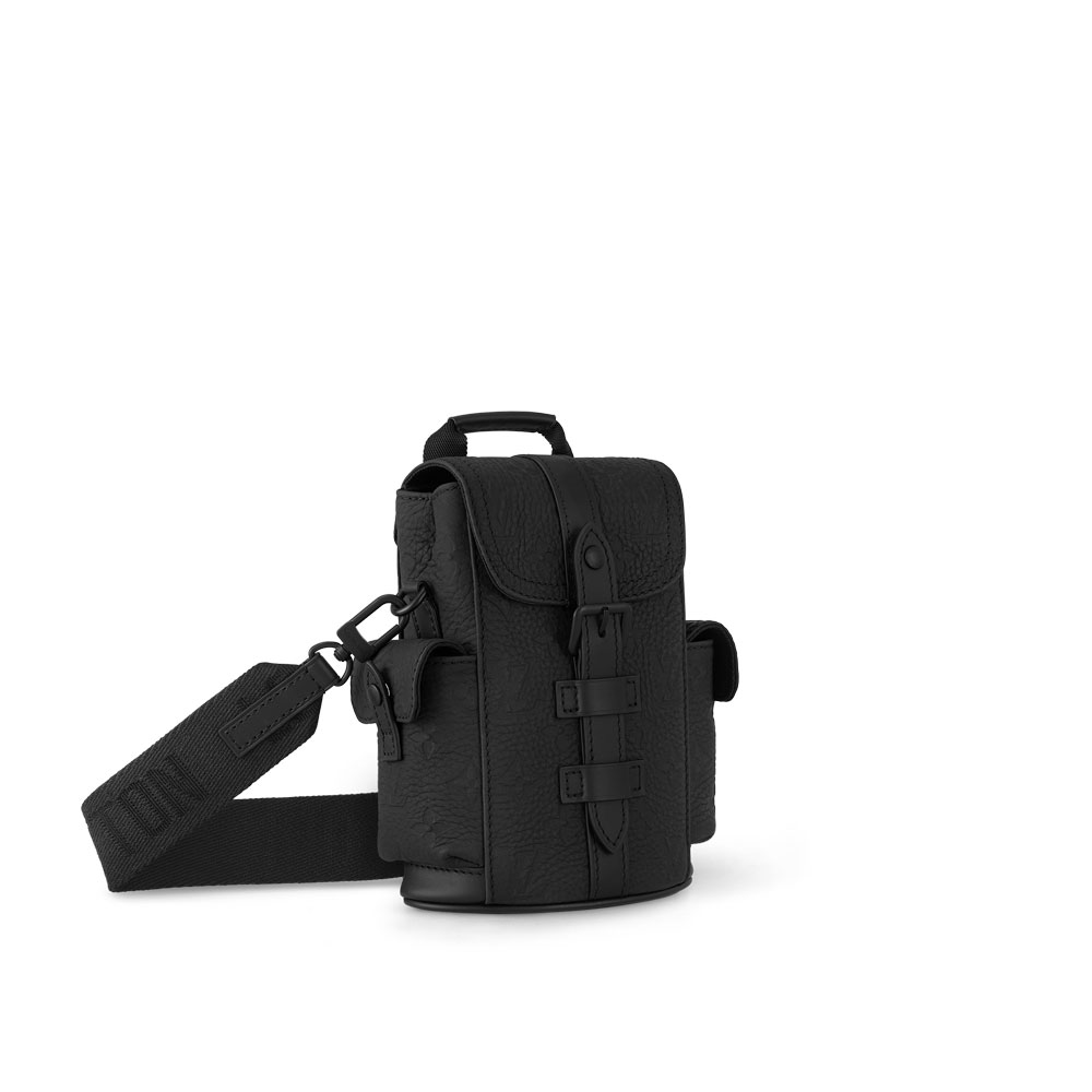 LV Nano Christopher Backpack in Taurillon Monogram Black M83164 - Photo-2