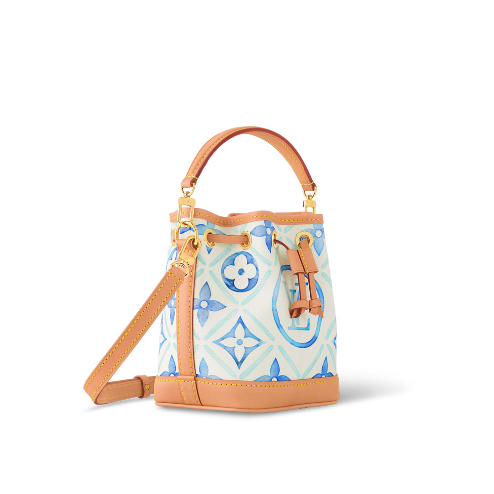 Louis Vuitton Nano Noe Bag in Monogram Canvas Blue M83620 - Photo-2