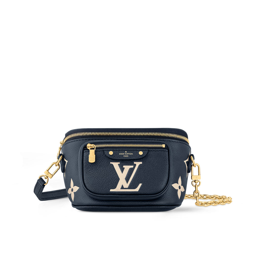 LV Mini Bumbag Bicolour Monogram Empreinte Leather M85636