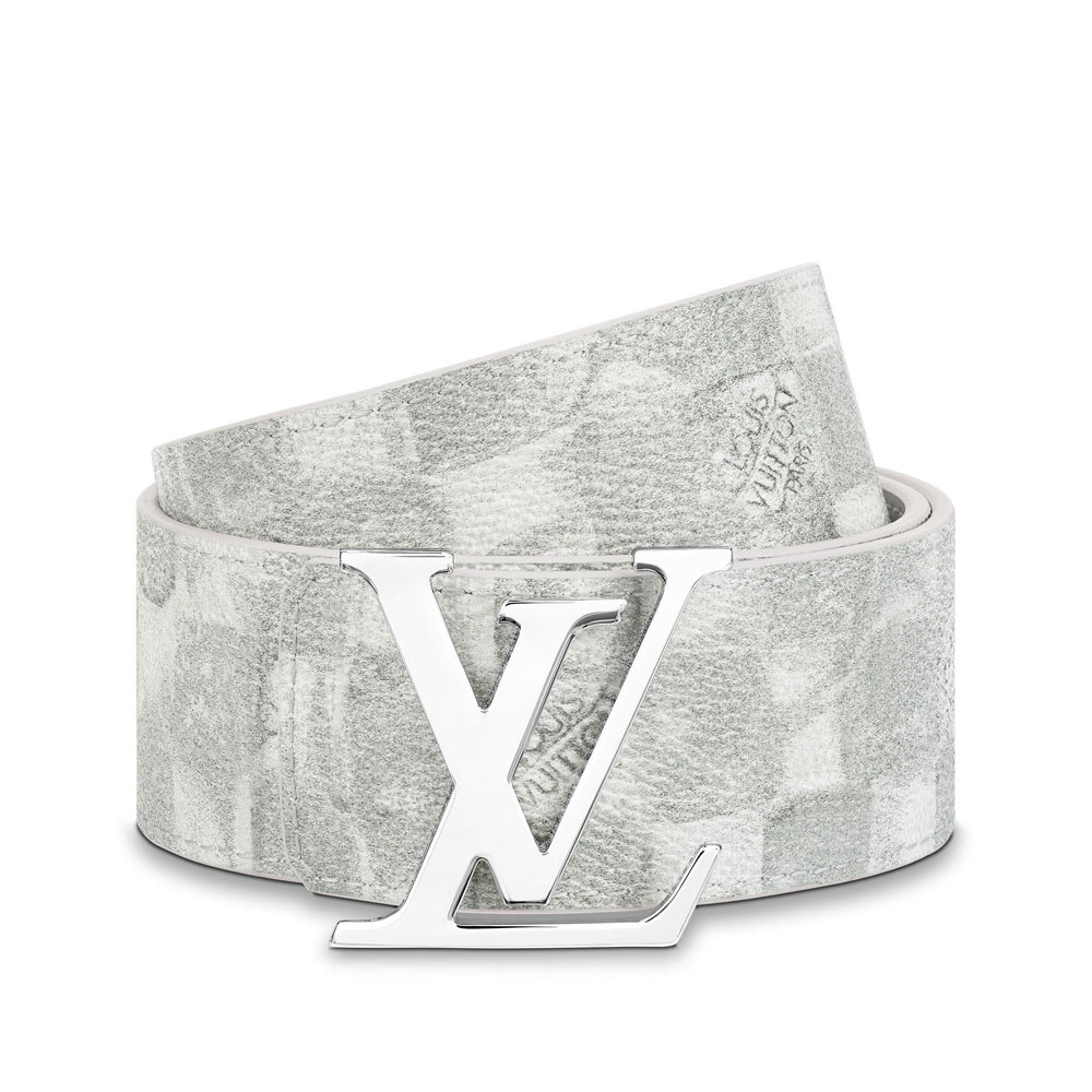 Louis Vuitton Initiales 40MM Reversible Belt Damier Grey MP300Q - Photo-2
