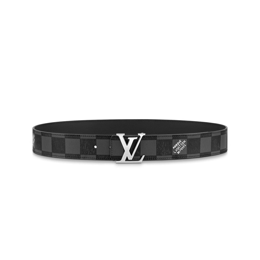 Louis Vuitton Initials 40MM Reversible Belt Damier MP314T