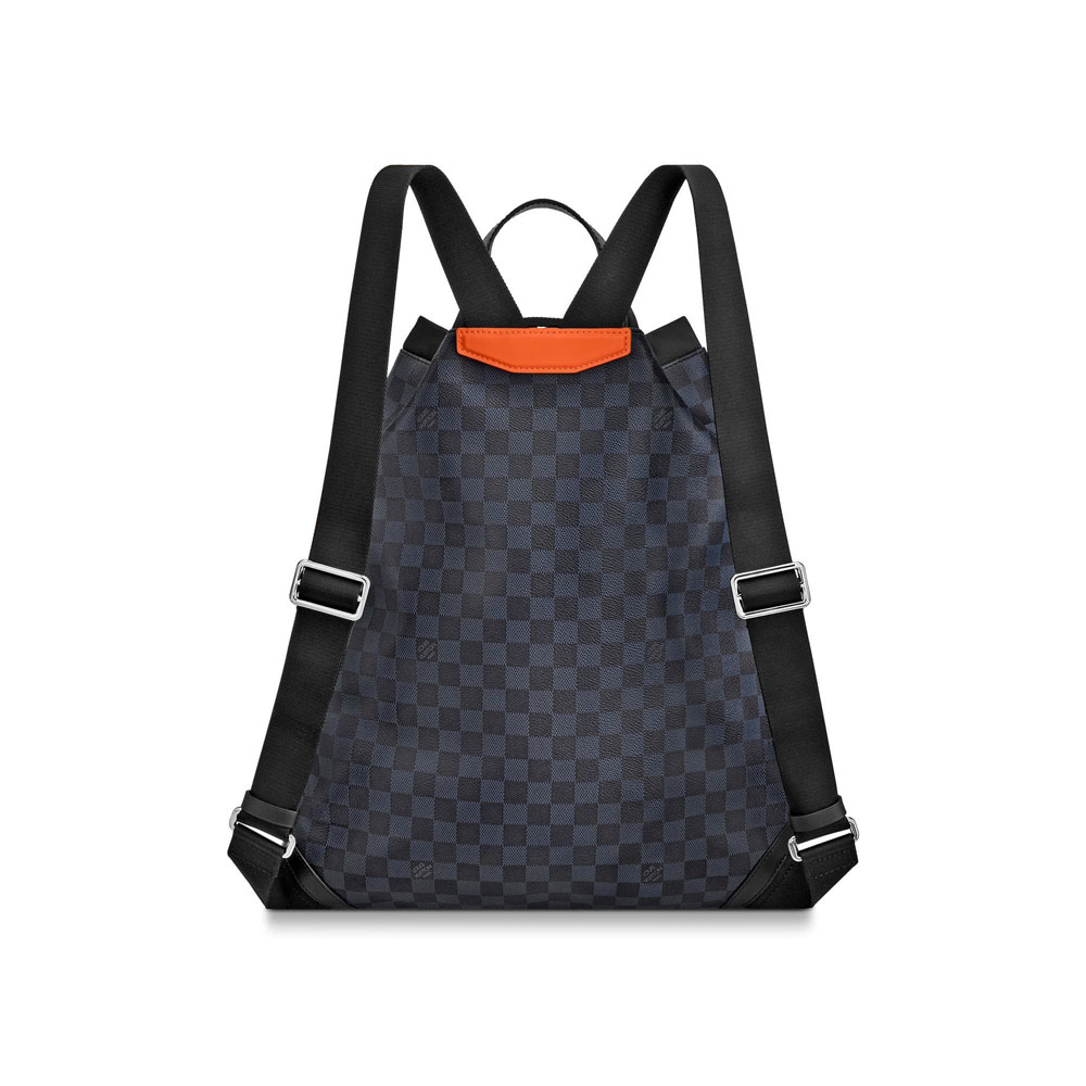 Louis Vuitton Drawstring Backpack Damier Cobalt Canvas N40170 - Photo-4