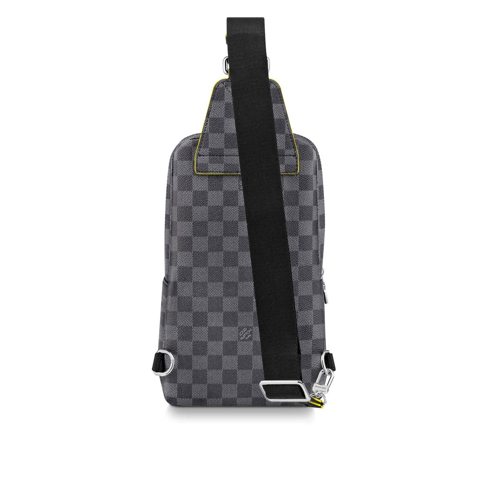 Louis Vuitton Avenue Sling Bag Damier Graphite Canvas in Grey N40273 - Photo-4