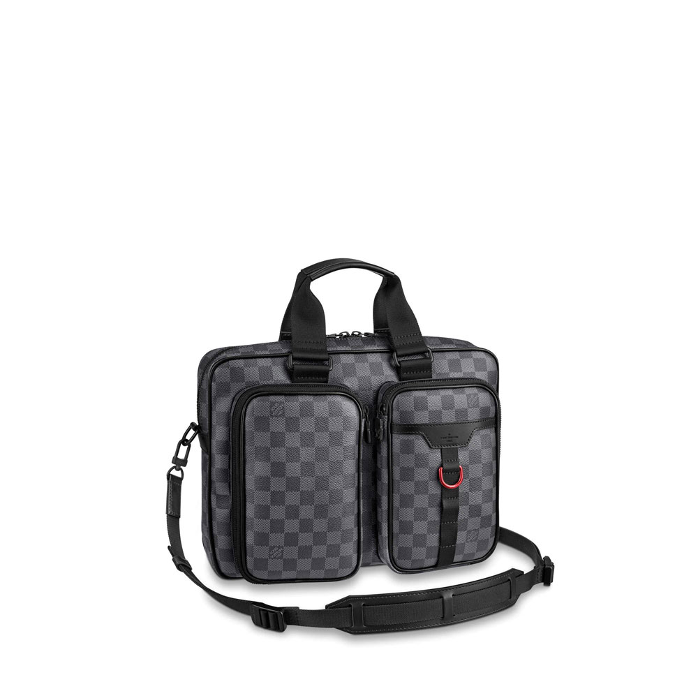 Louis Vuitton Utility Business Bag Damier Graphite Canvas N40278