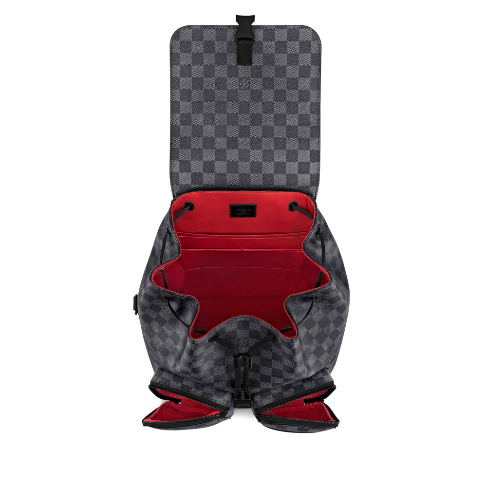 Louis Vuitton Utility Backpack Damier Graphite Canvas N40279 - Photo-3