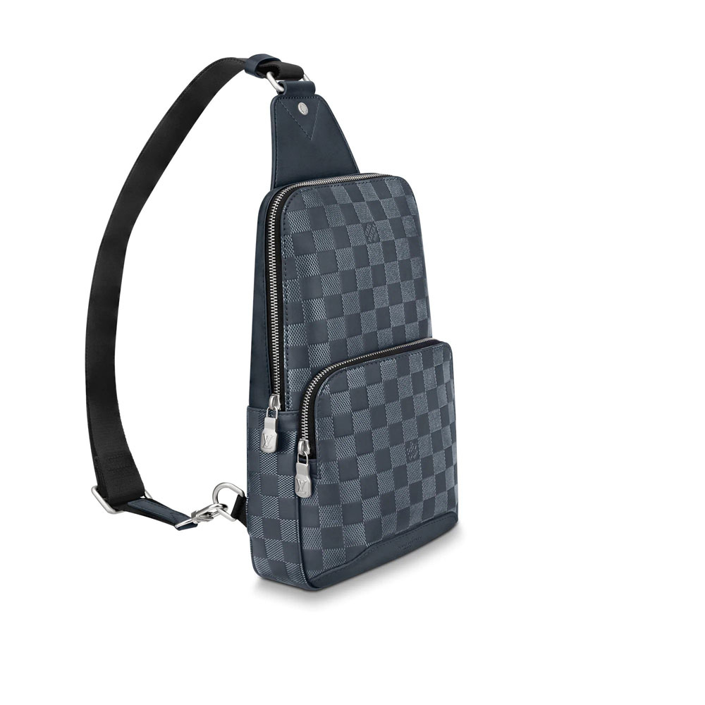 Louis Vuitton Avenue Sling Bag Damier Infini Leather in Blue N40303 - Photo-2