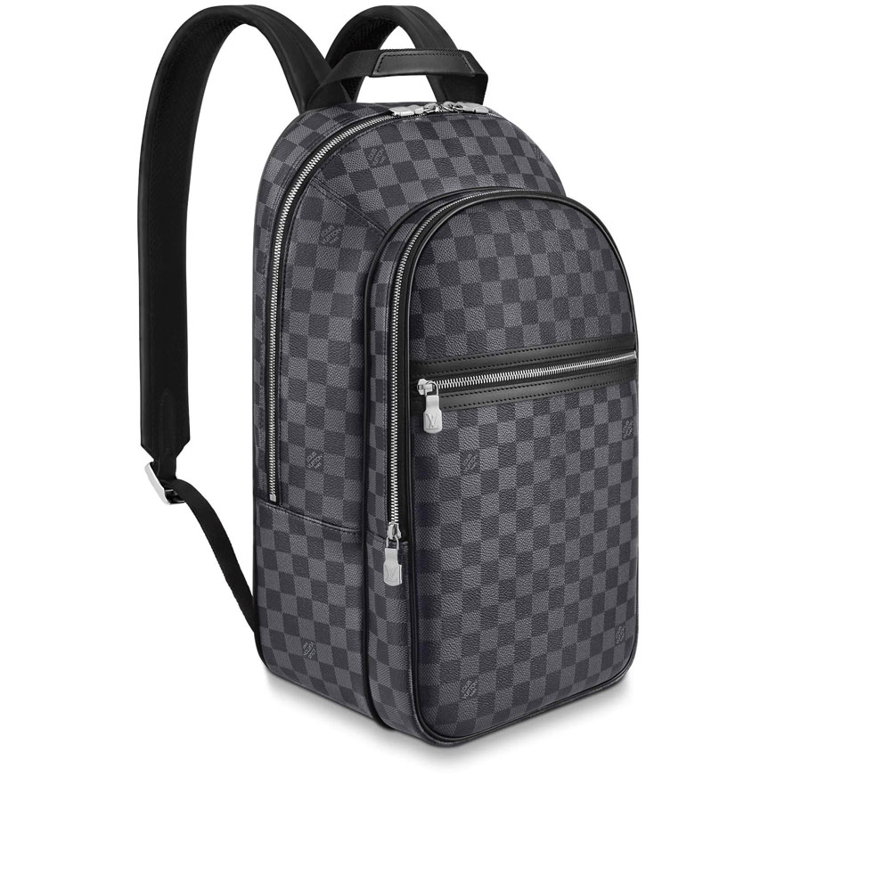 Louis Vuitton Michael Backpack Damier Graphite Canvas in Grey N40310 - Photo-2