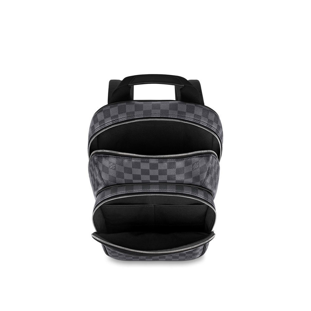Louis Vuitton Michael Backpack Damier Graphite Canvas in Grey N40310 - Photo-3
