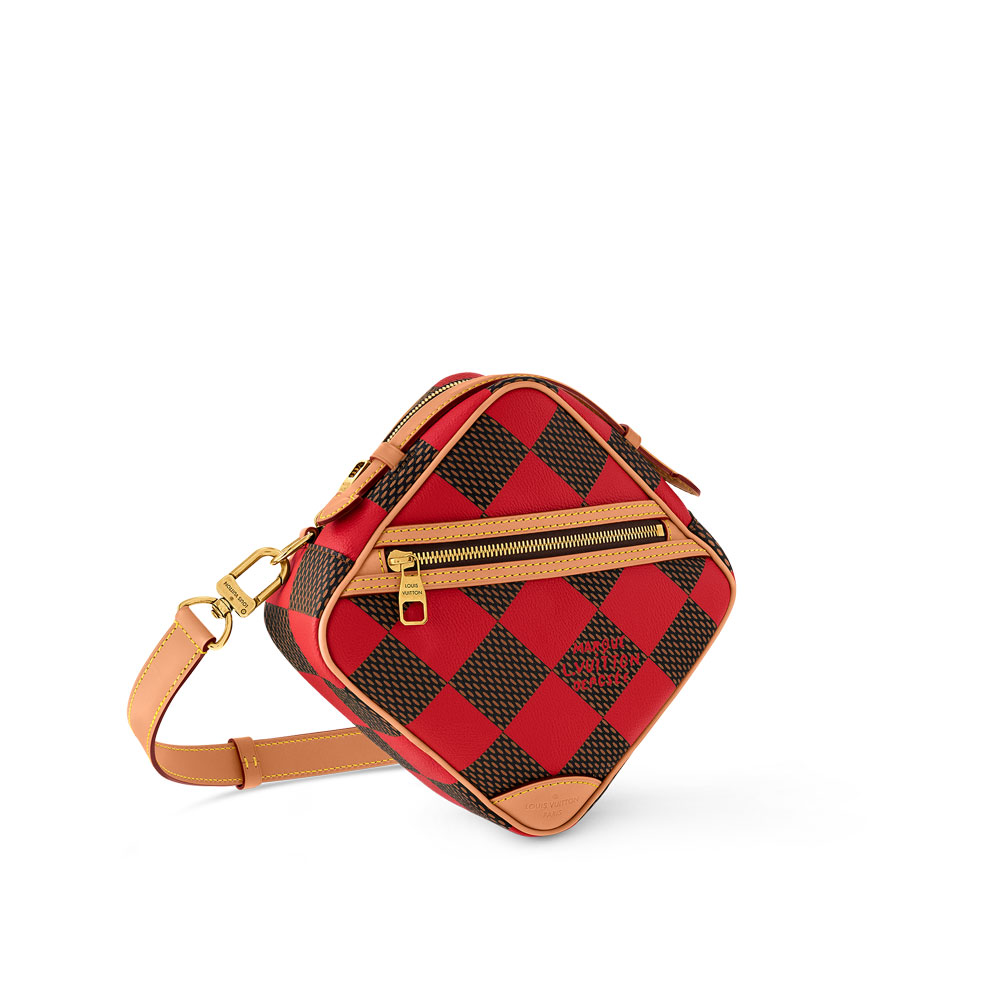 Louis Vuitton Chess Messenger Bag in Damier Red N40561 - Photo-2