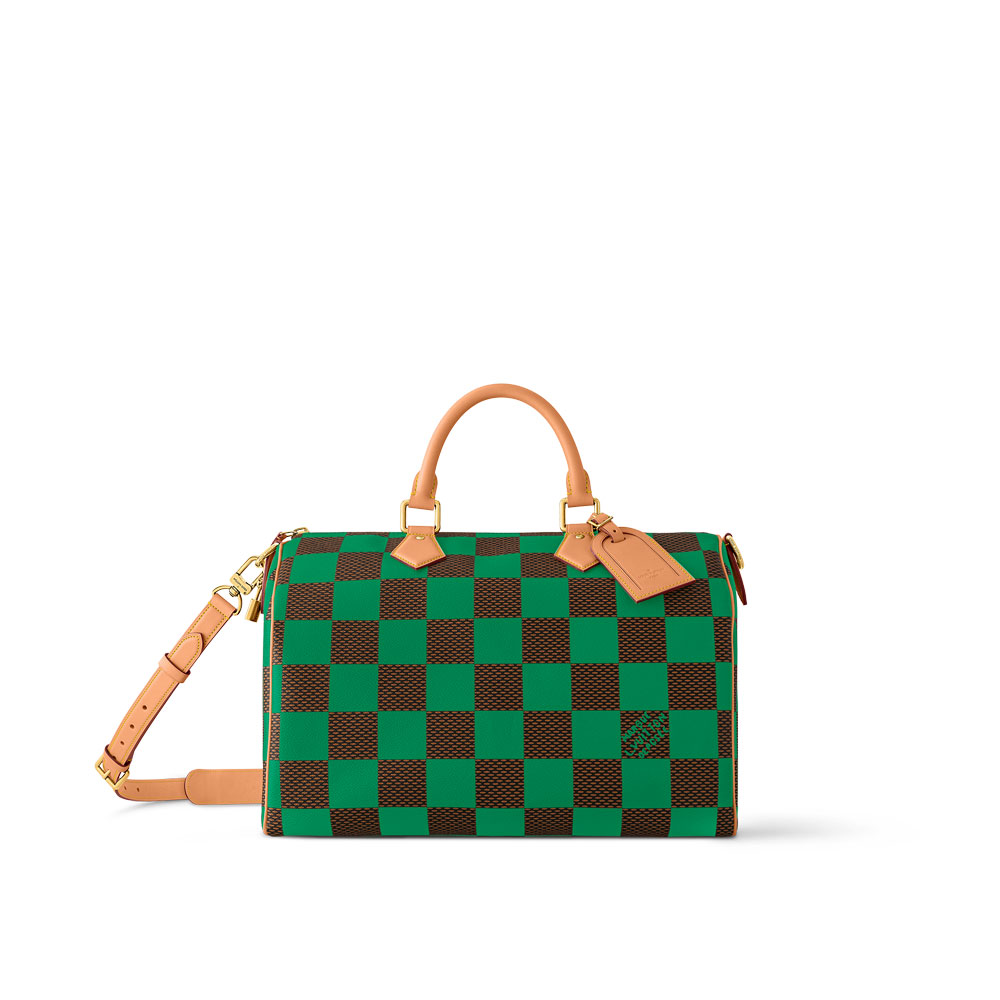 Louis Vuitton Speedy Bandouliere 40 Bag in Damier Other Green N40579