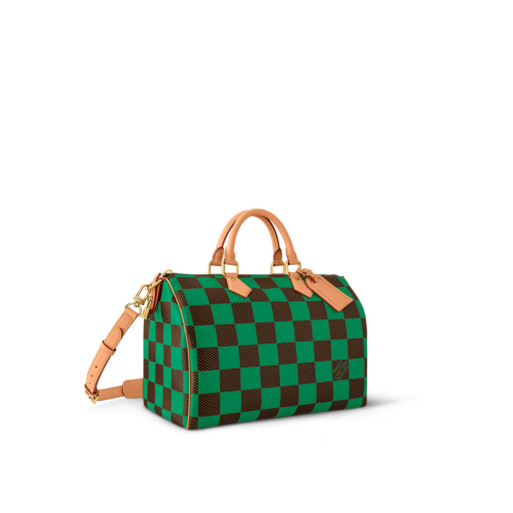 Louis Vuitton Speedy Bandouliere 40 Bag in Damier Other Green N40579 - Photo-2