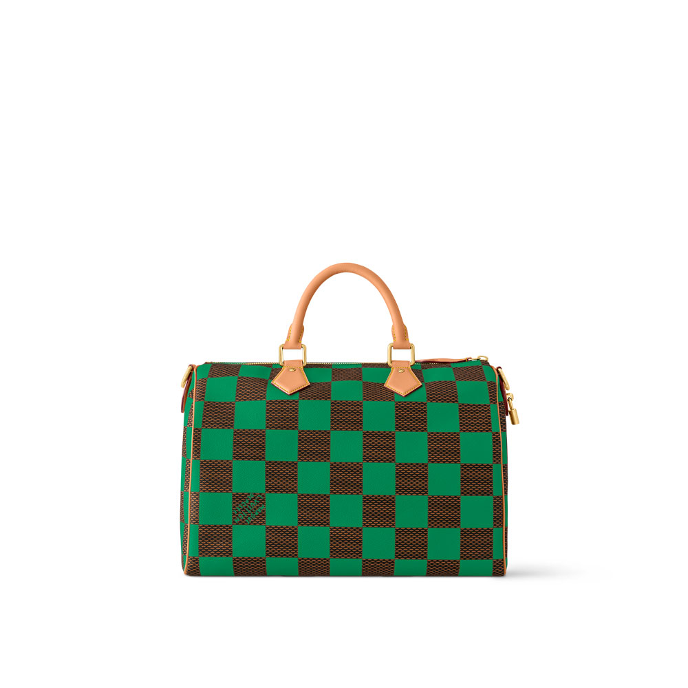 Louis Vuitton Speedy Bandouliere 40 Bag in Damier Other Green N40579 - Photo-3