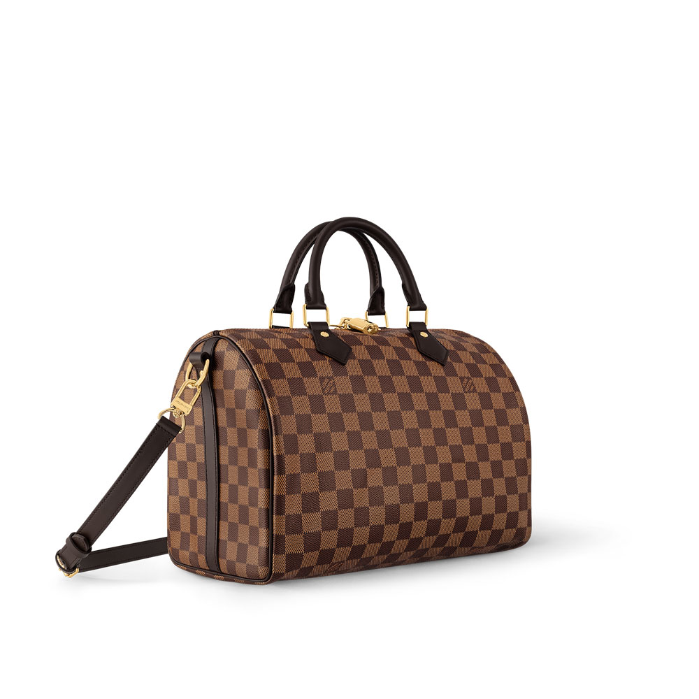 Louis Vuitton Speedy Bandouliere 30 Damier Ebene Canvas N40590 - Photo-2