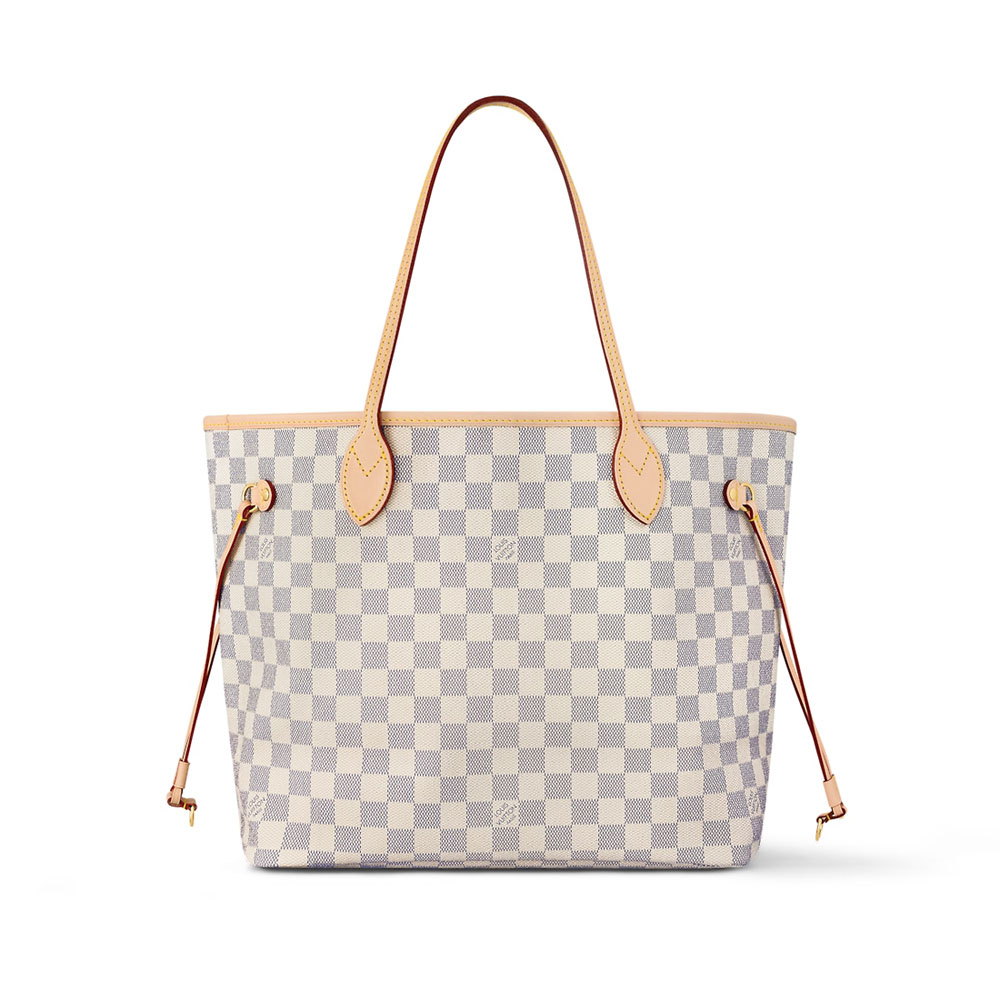 Louis Vuitton Neverfull MM Tote Bag Damier Azur Canvas Blue N40604