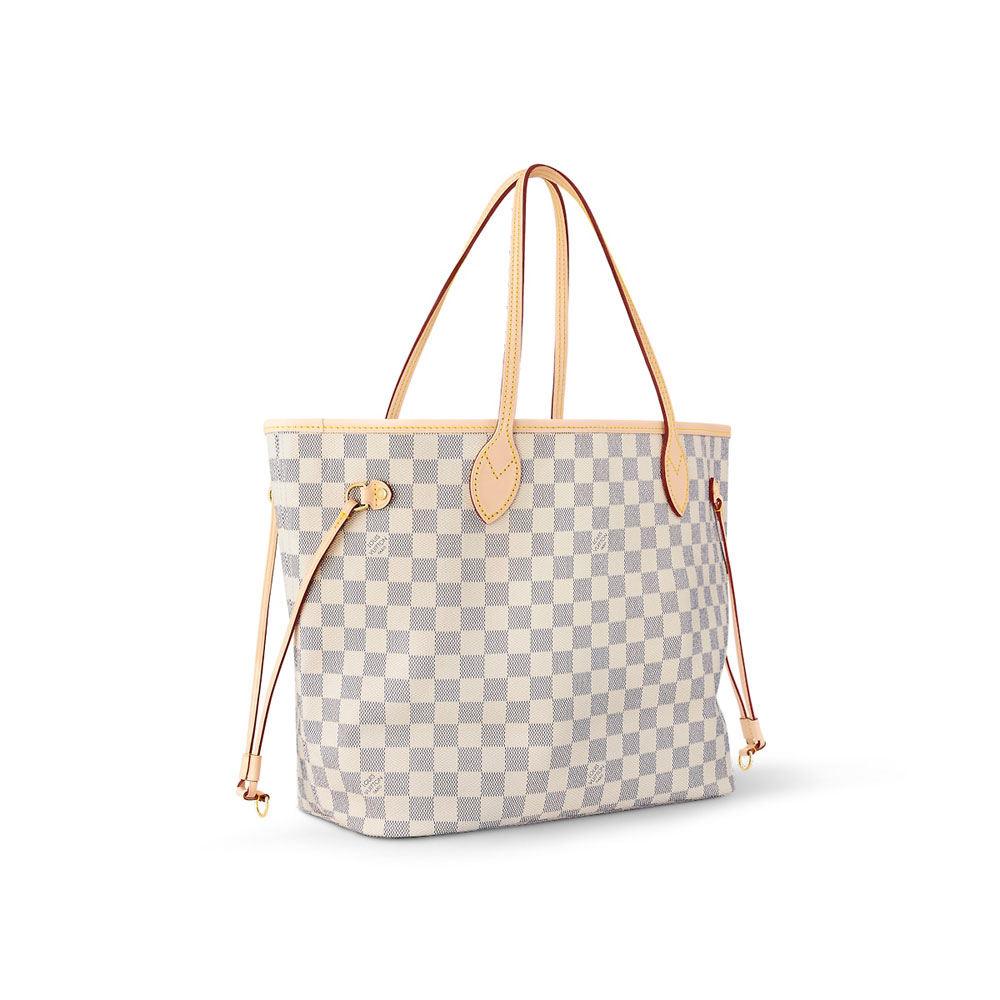 Louis Vuitton Neverfull MM Tote Bag Damier Azur Canvas Blue N40604 - Photo-2